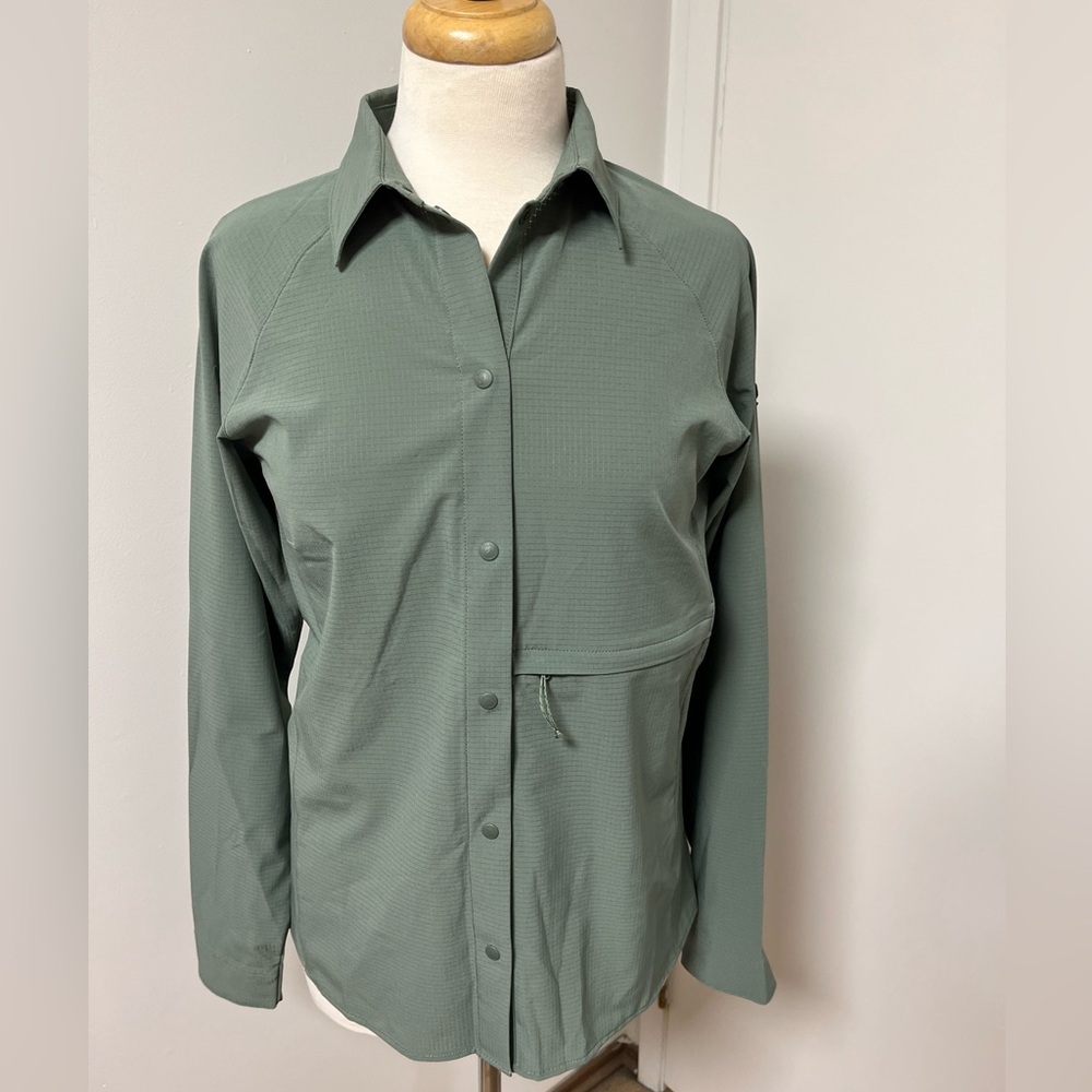 Fjallraven Women's Abisko Trekking Shirt, Patina Green